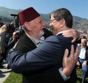 Tarihi Saraybosna Mevlevi Tekkesini Davutoğlu açtı