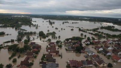Bosna Hersek’te sel felaketi fotoğrafları