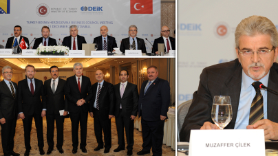 Türkiye Bosna Hersek İş Konseyi Toplantısı ve  Çalışma Yemeği Tamamlandı